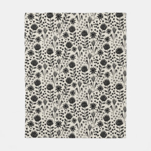 Cobertor De Velo Protea Floral Block Impressão Millefleur