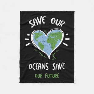 Cobertor De Velo Proteção Ambiental_ Salve Nossos Oceanos Salve...