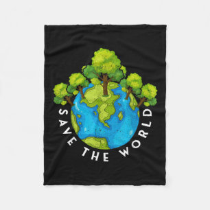 Cobertor De Velo Proteção Ambiental Salve O Mundo