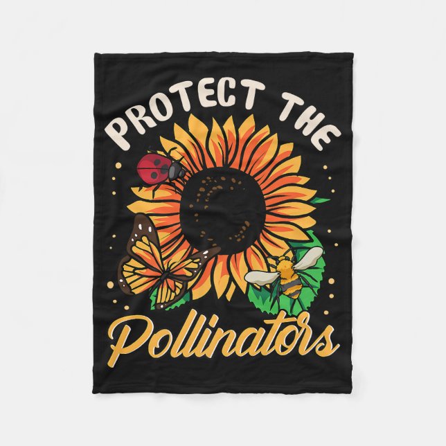 Cobertor De Velo Proteja os polinizadores para salvar o fluxo de so (Frente)