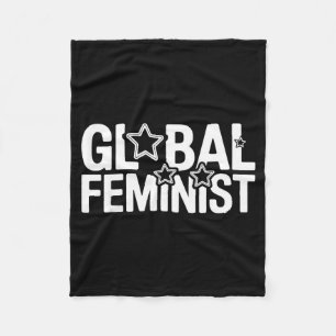 Cobertor De Velo Protesto de Empoderamento e Igualdade Feminista Gl