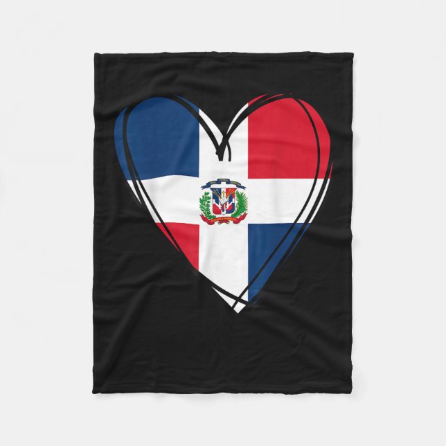 Cobertor De Velo Proud Dominican Boy Girl Aunt Dad Mama Cool Flag H (Frente)