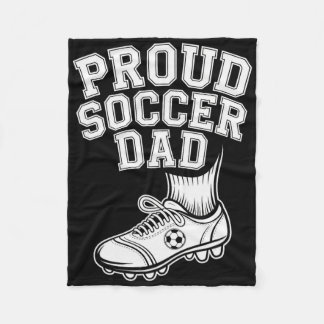 Cobertor De Velo Proud Soccer Dad Cheerful Fan For Fathers _2 