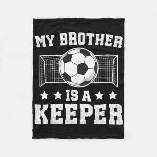 Cobertor De Velo Proud Soccer Keeper Brother Of A Soccer Goalkeeper