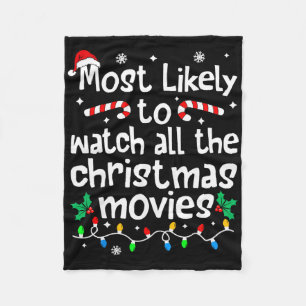 Cobertor De Velo Provavelmente Assistir a Todos os Filmes de Natal