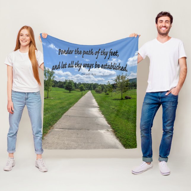 Cobertor De Velo Provérbios 4:26 (In Situ)