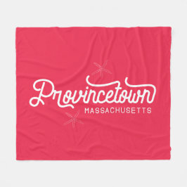 Cobertor De Velo Provincetown Massachusetts Fleece Blanket