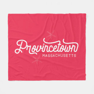 Cobertor De Velo Provincetown Massachusetts Fleece Blanket