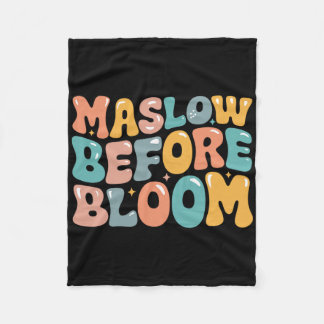 Cobertor De Velo Psicóloga Maslow Antes Do Bloom Sped Teacher Clro