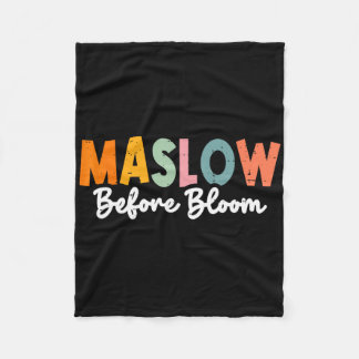 Cobertor De Velo Psicóloga Maslow Antes Do Bloom Sped Teacher Clro