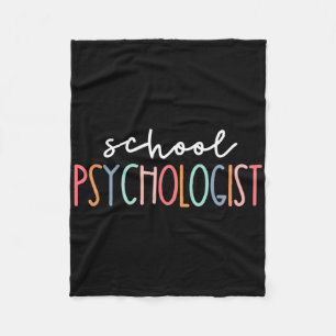 Cobertor De Velo Psicólogo Escolar Volta à Saúde Mental Escolar Pro