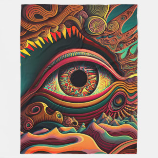 Cobertor De Velo Psychedelic Blanket