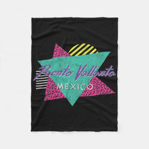 Cobertor De Velo Puerto Vallarta México Vintage Retro anos 80 90 Fé