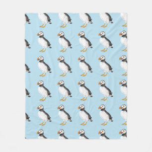 Cobertor De Velo Puffin pintado e bonito