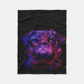 Cobertor De Velo Pug Dog Cute | Grande presente para os anões