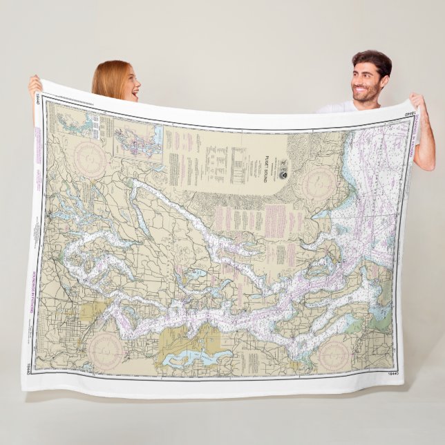 Cobertor De Velo Puget Sound - Gráfico 18440 (In Situ)