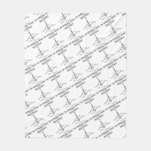 Cobertor De Velo Pulsação do coração meu ritmo interno da cavid