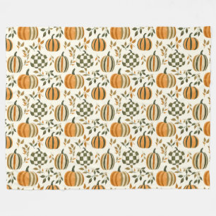 Cobertor De Velo Pumpkin Com Altura Laranja Espalhada