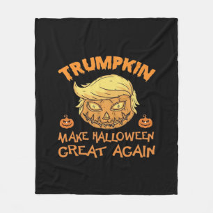 Cobertor De Velo Pumpkin Halloween