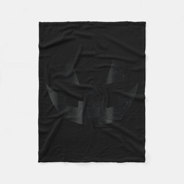 Cobertor De Velo Pumpkin Jack Halloween O Lantern  (Frente)