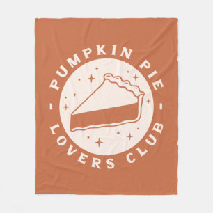 Cobertor De Velo Pumpkin Pie Lovers Club