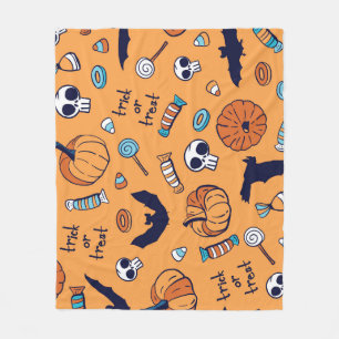 Cobertor De Velo Pumpkin Pumpkin Sem Olhos.