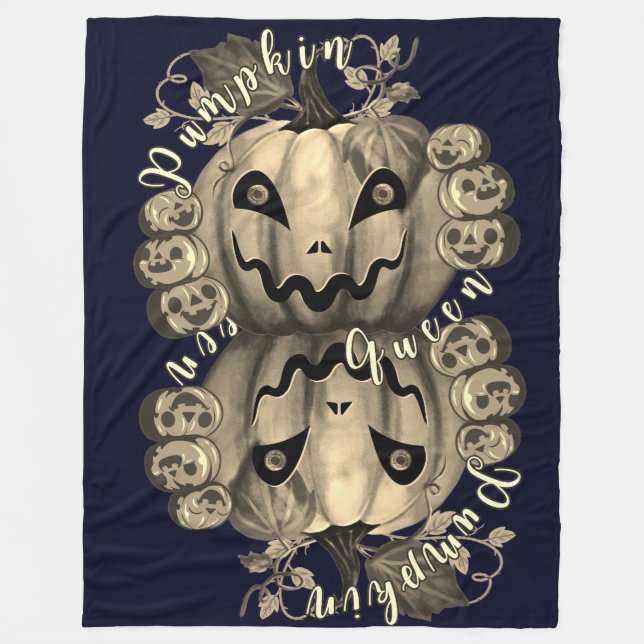 Cobertor De Velo Pumpkin Queen (Frente)