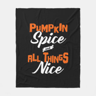 Cobertor De Velo Pumpkin Spice E Tudo Muito Engraçado