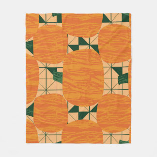 Cobertor De Velo Pumpkins: Triângulo Geométrico Retroativo.