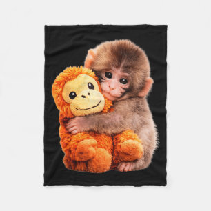 Cobertor De Velo Punho de macaco bebê