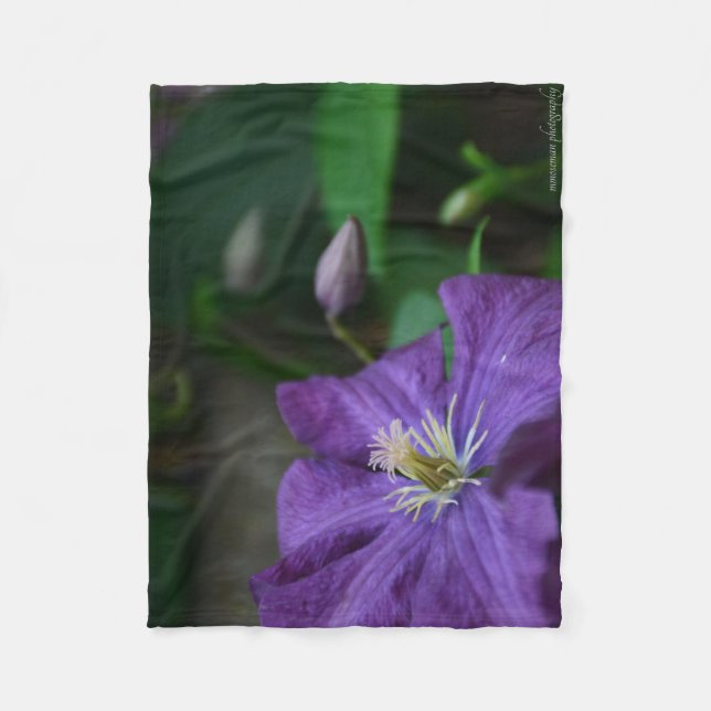 Cobertor De Velo Purple Clematis (Frente)