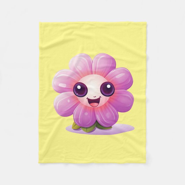 Cobertor De Velo Purple Petal Power  (Frente)