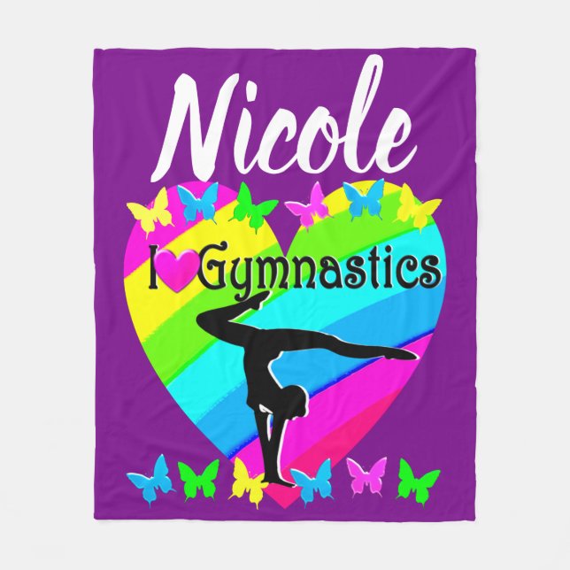 COBERTOR DE VELO PURPLE RAINBOL EU AMO DESIGN GINÁSTICO (Frente)