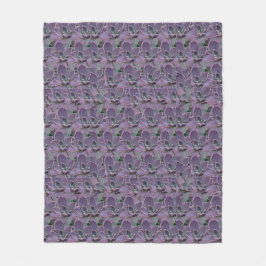 Cobertor De Velo Purple Succulent
