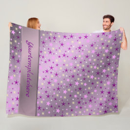 Cobertor De Velo púrpura, rindo, feliz, estrelas, arco-íris, cores,