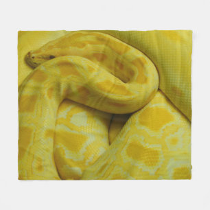 Cobertor De Velo Python Amarelo birmanês