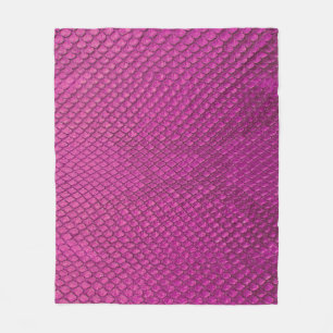 Cobertor De Velo Python Rosa: Textura Da Pele De Cobra.