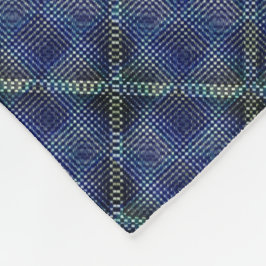 Cobertor De Velo quadrado azulado com pontos pixelizados