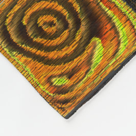 Cobertor De Velo quadrados amarelados e círculos em mosaico rústico