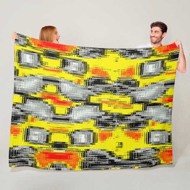 Cobertor De Velo quadrados de abstrato formados a partir de arranhõ (In Situ)