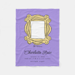 Cobertor De Velo Quadro de Imagens AMIGOS™ | Novas Estatísticas de