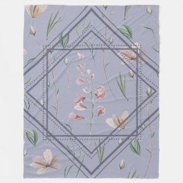 Cobertor De Velo Quadro-sombra de lavanda