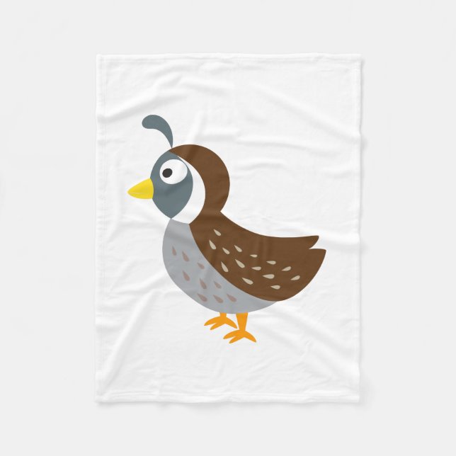 Cobertor De Velo Quail de Cartoon (Frente)