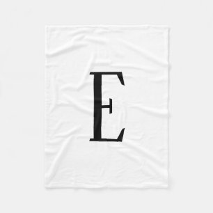 Cobertor De Velo Qualquer Letra Preto e Branco ou Cores DIY