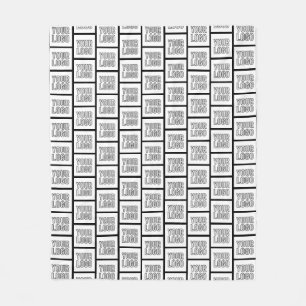 Cobertor De Velo Qualquer padrão de repetição de logotipo ou imagem