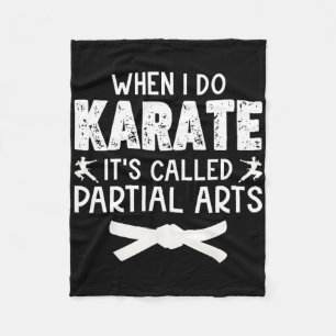 Cobertor De Velo Quando Eu Faço Karate É Chamado Artes Parciais 3