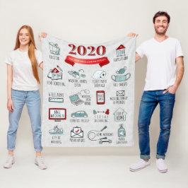 Cobertor De Velo Quarentena 2020: Natal Comemorativo de Bloqueio