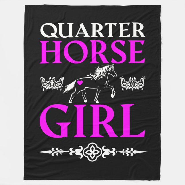 Cobertor De Velo Quarter Horse Girl (Frente)