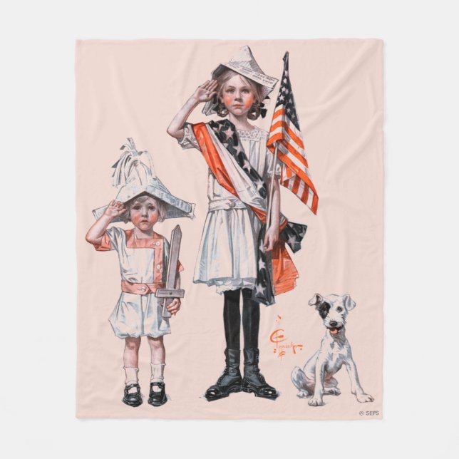 Cobertor De Velo Quarto de julho (Frente)