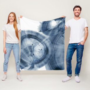 Cobertor De Velo Quasares - Círculos Azuis Cinta